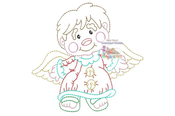Angel Multicolor Character