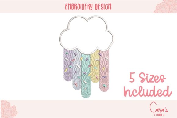 Confetti Cloud Applique