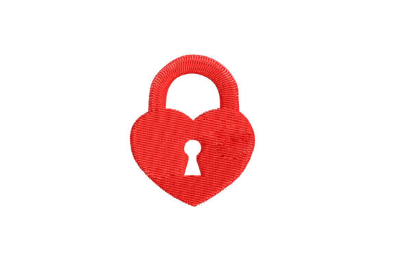 Heart Padlock: A Romantic Embroidery Design Worth Personalizing