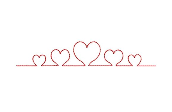 Heartbeat Single Line: A Seasonal Embroidery Staple