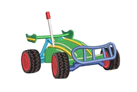 RC Car Front View: A Sporty Stitch for Personalized Gifts