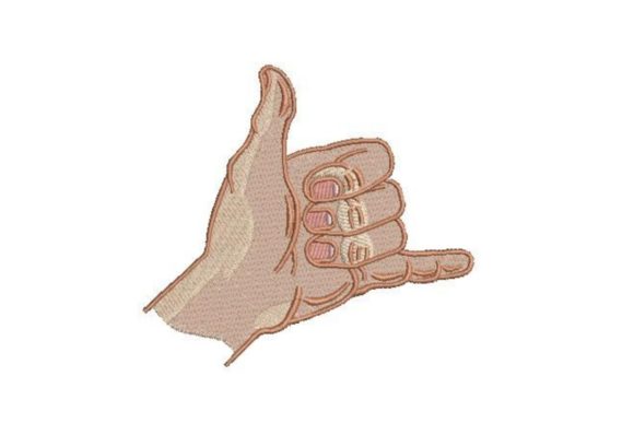 Shaka Sign: A Seasonal Embroidery Gem