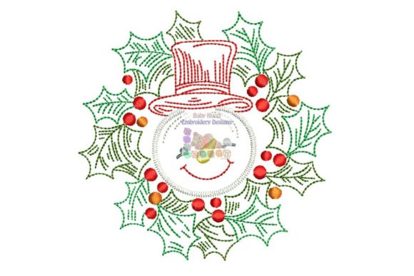 Snowman in Wreath: A Practical Embroidery Review