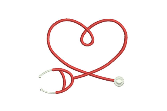 Stethoscope Heart: A Thoughtful Embroidery Design for Meaningful Gifting