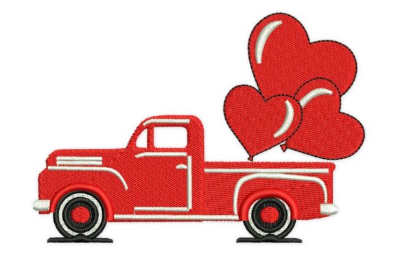 Vintage Valentine’s Day Truck